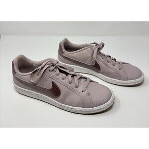 Nike Court Royale Barely Rose Pink Women's 10 Leather Sneakers 749867-600